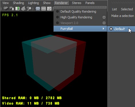 maya stereo camera